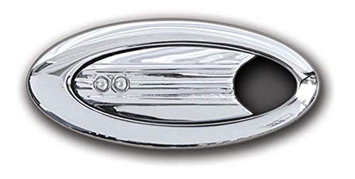 Elliptical Bezel Door Handles - Lokar Performance Products Ribbed