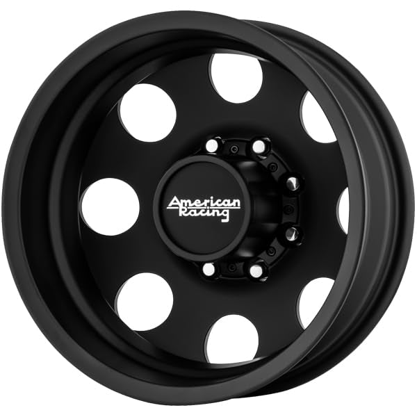 AR204 American Racing Baja Dually Rear 16x6 8x6.5" Black Wheel Rim 16" Inch