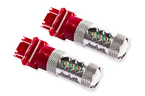 LED 3157 Bulb XP80 Red Single Diode Dynamics