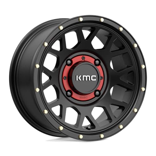 KMC KS135 ATV Grenade 15x10 4x156 +0mm Satin Black Wheel Rim 15" Inch