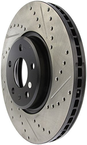 Sport Drilled/Slotted Brake Rotor StopTech 127.33136L (Front Left), 1 Pack