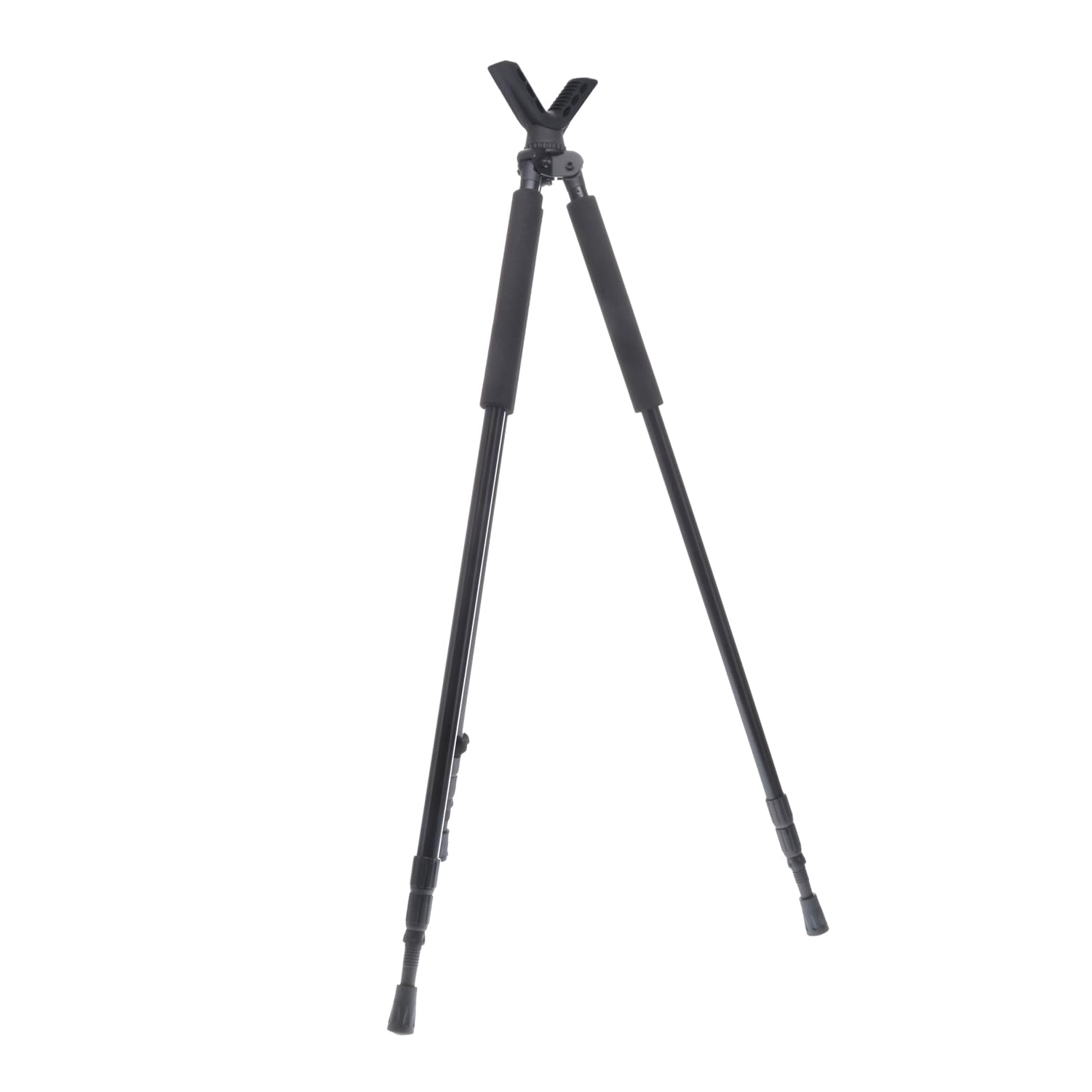TruGlo Adjustable Solid Shot Versatile Durable Collapsible Rifle Shooting & Crossbow Hunting Tripod w/Rotating Head Design - 22-68 in. Length