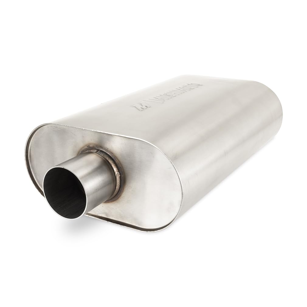 Mishimoto Exhaust Muffler, Universal Stainless-Steel 2.5-Inch
