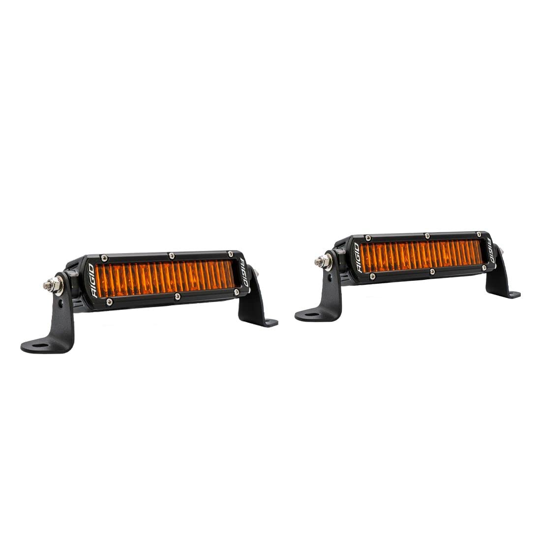 SR-Series RIGID INDUSTRIES SAE 6 Inch with Amber PRO Lens | Pair