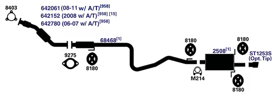 8403 AP Exhaust Products Catalytic Converter Gasket