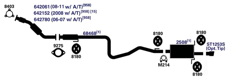 8403 AP Exhaust Products Catalytic Converter Gasket