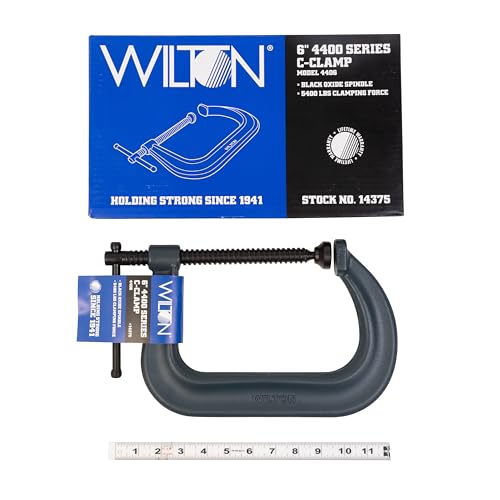 Wilton 6" Opening C-Clamp, 5" Throat, 5400 Lbs. Clamping Force (Model 4406)