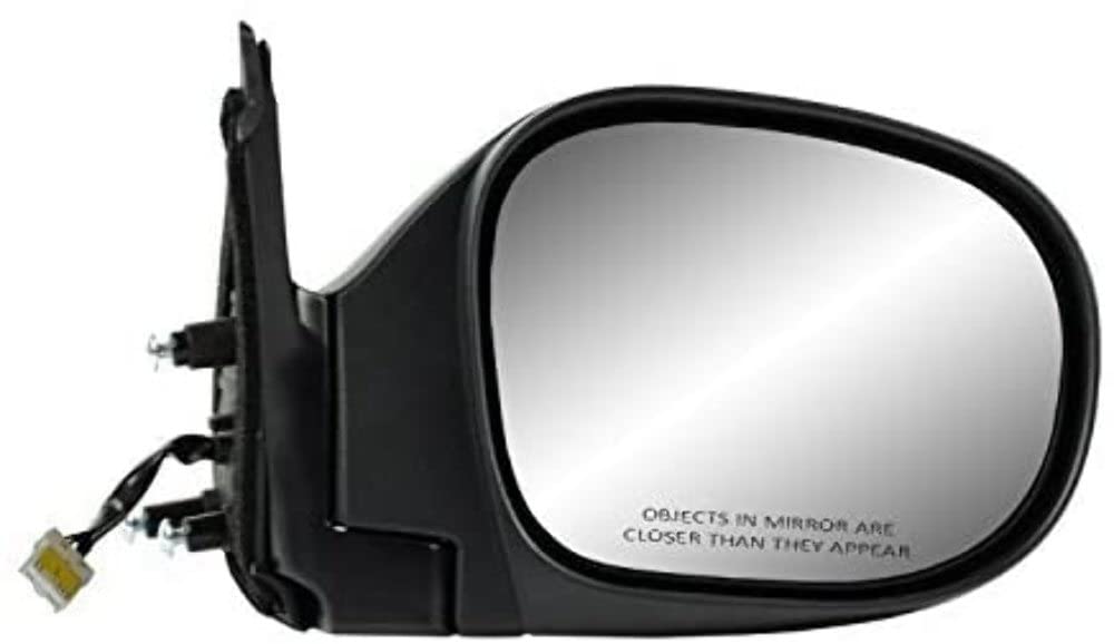 Mirror Passenger Side for Nissan Pathfinder, Textured Black, Foldaway, Does not Apply Pathfinder Armada Models, Heated Power