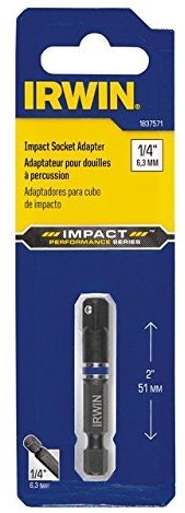 Sock Impact Adap 1/4"X2"