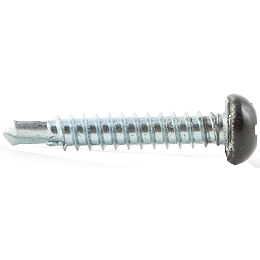 8X1-1/2 Black #8 Self-Tapping Pan Head Tri-Screws AP Products - 1.5", 500 Pack