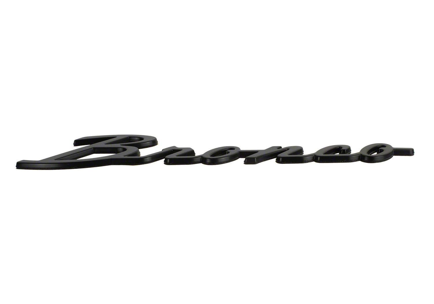 Ford Bronco 2021-2024 Classic Matte Black Fender Badge Kit M-1447-BSMB