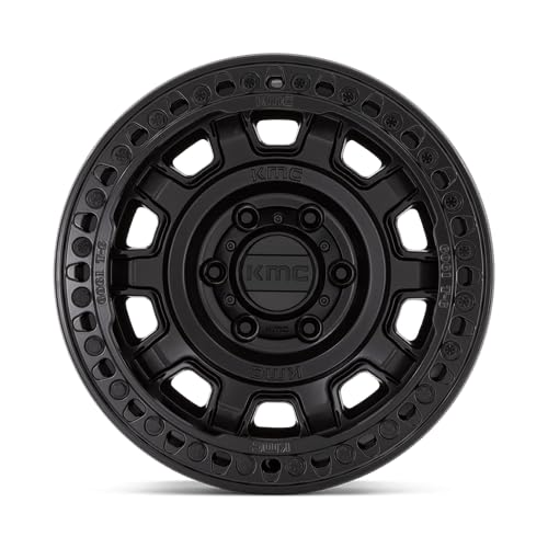KMC Wheels 17X9 TANK BEADLOCK 6X5.53.5 -38mm SATIN BLACK - KM23679060738N