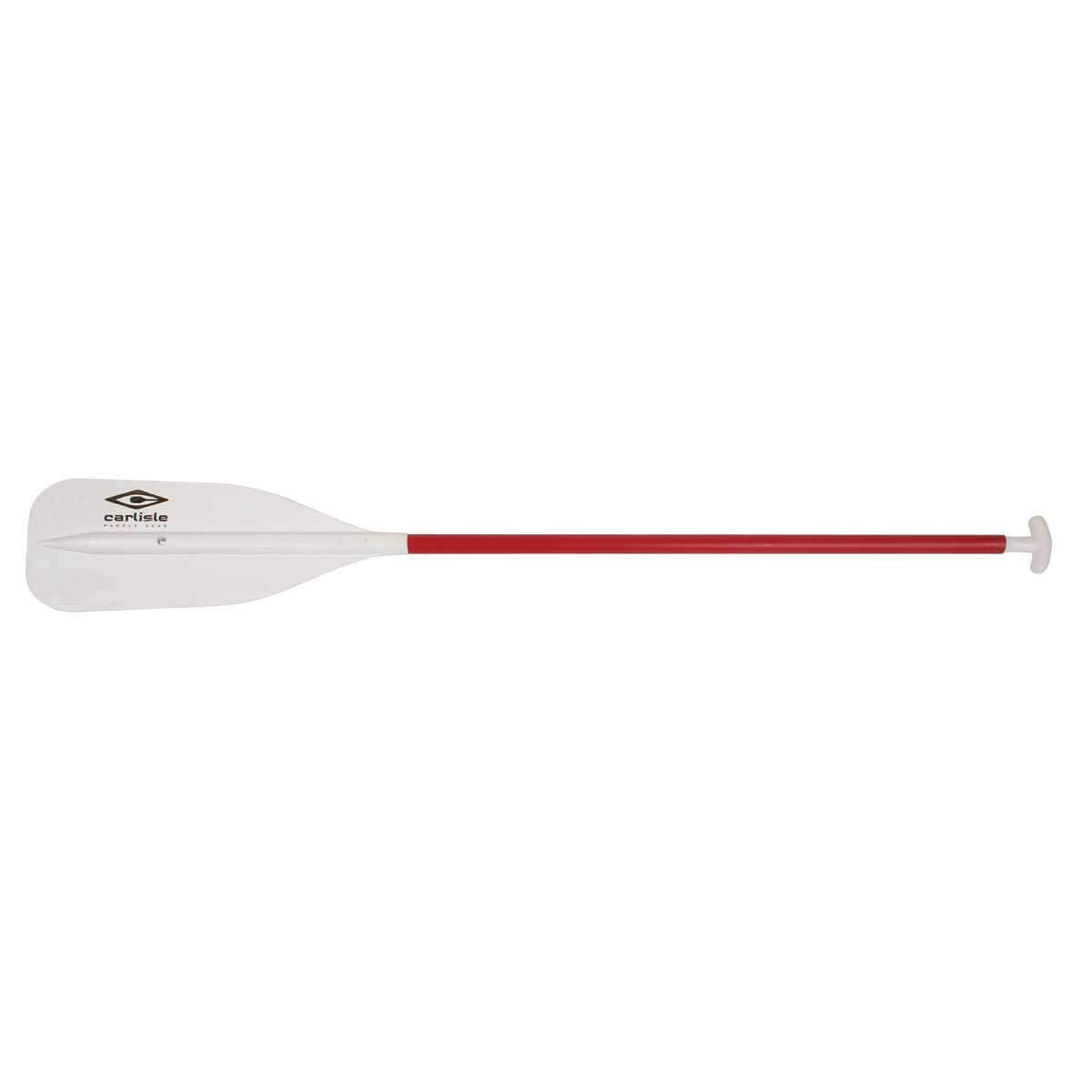 Paddles Carlisle Standard Canoe Paddle with Polypropylene Blade and Aluminum Shaft (White and Red, 57 Inches)