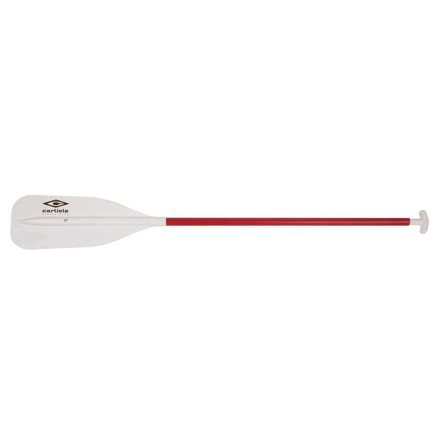 Paddles Carlisle Standard Canoe Paddle with Polypropylene Blade and Aluminum Shaft (White and Red, 57 Inches)