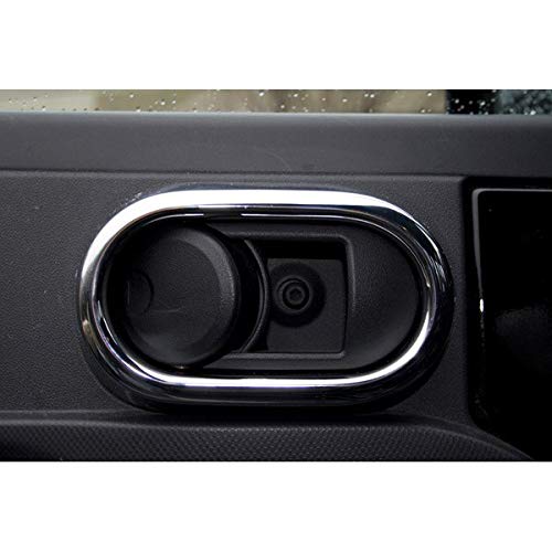 Door Handle Trim Rugged Ridge 11156.20, Interior, Chrome; 07-10 Jeep Wrangler JK