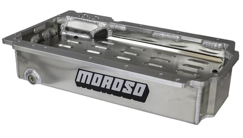 Aluminum Dry Sump Oil Pan Moroso 21170, Fits GM LV1/LV3 V6, 3 Pick Ups
