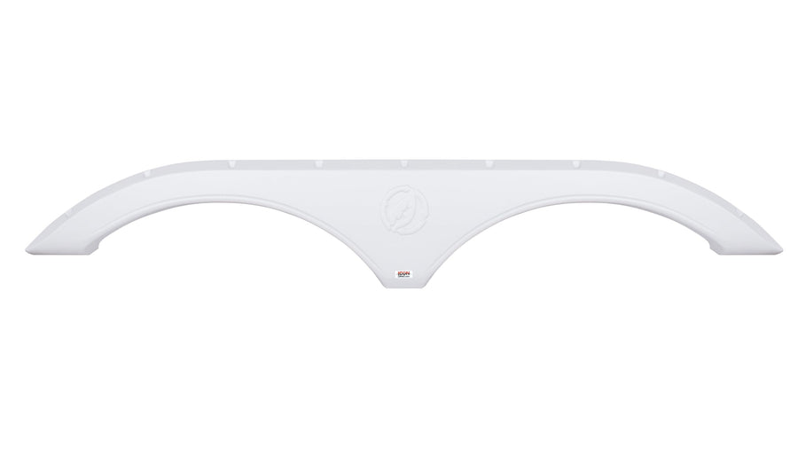 Tandem Axle Fender Skirt ICON 14118 FS2788 for Evergreen - Polar White