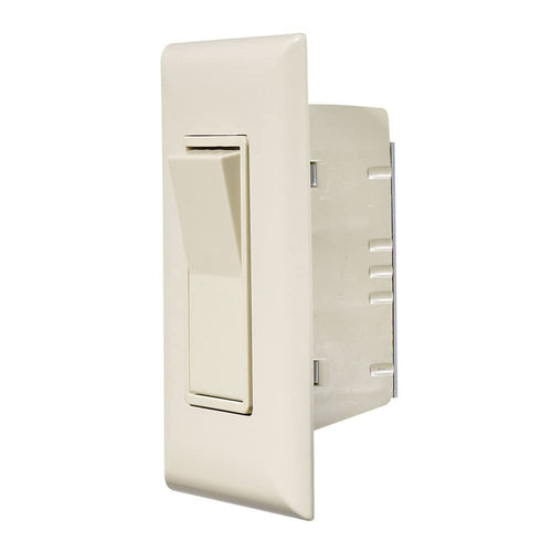 Self Contained RV Designer S843, Contemporary Touch Switch with Cover Plate, Ivory, Speedwire, AC Electrical