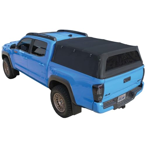Explorer Soft Shell - Overland Vehicle Systems - Black Diamond Canvas and Aluminum Frame 2009-2026 RAM 2500/3500