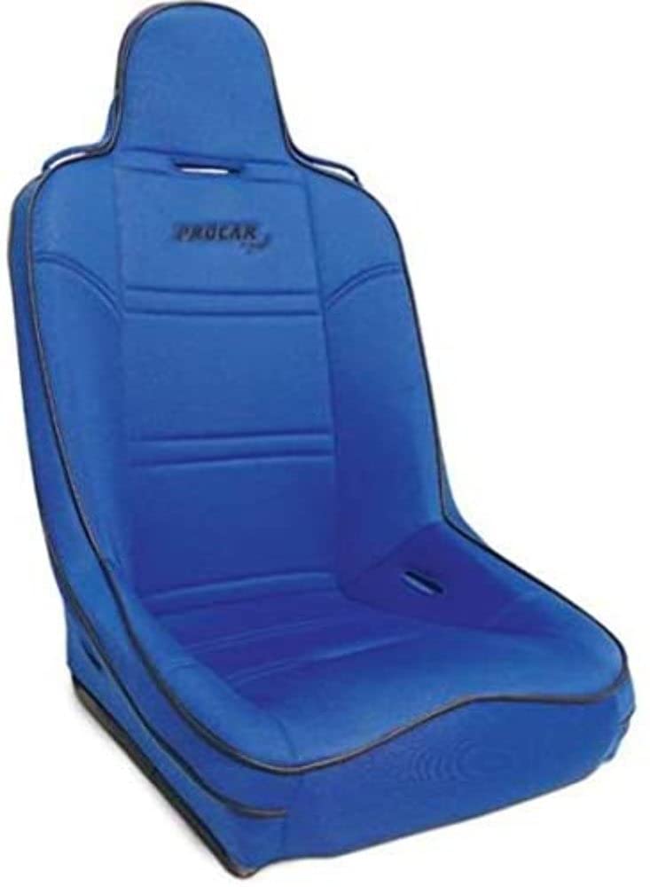 Blue Velour Racing Terrain Fixed Back Common Seat ProCar by Scat 80-1620-65
