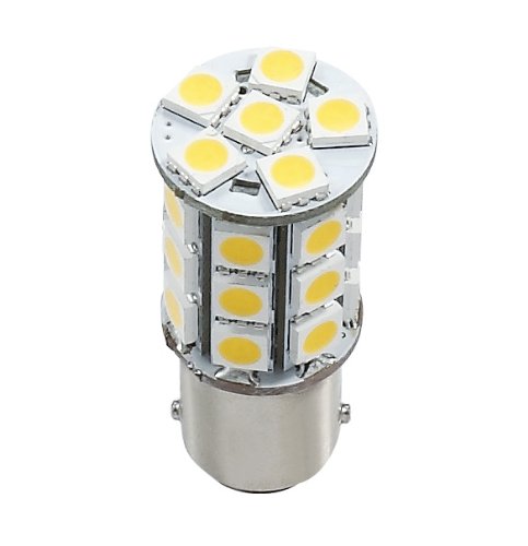 LED Green Value 25001V Warm White 1-Pack Replacement RV/Auto/Marine Light Bulb Base Tower (1156/1141)