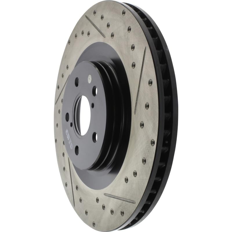 Sport Drilled & Slotted Rotor, Left Stoptech 127.44204L
