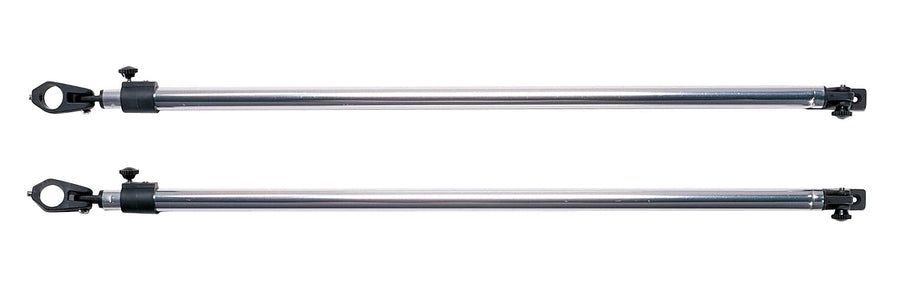 Taylor Made Bimini Adjustable Support Poles, Pair, Black (28" to 48") – Upgrade your rear straps to keep your bimini secure – Two jaw slides (7/8") and deck hinge included – 2020108925