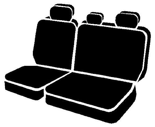 Custom Fit Fia SP82-61 GRAY Rear Seat Cover 60/40 Split Seat - Poly-Cotton, (Gray)