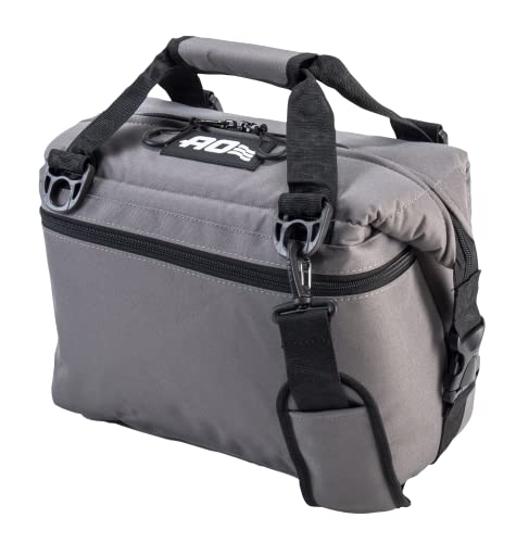 Coolers AO Original Soft-Sided Cooler Bag, Leak-Proof, Insulated, Lightweight, Charcoal, 12-Can