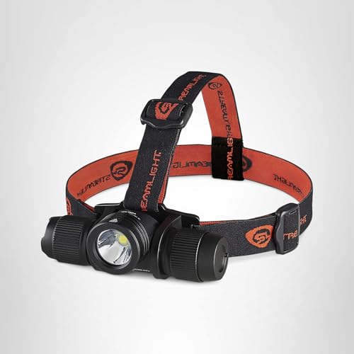 ProTac 2.0 Streamlight 2000-Lumen Headlamp with Rechargeable Battery, Strap, Black
