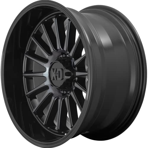 Xd857 Wheels Whiplash Gloss Black with Gray Tint Alloy Steel Wheel (20 x 10. inches /8 x 125 mm, -18 mm Offset)