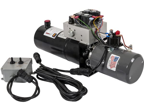 Dc Powerunitelectric Controls 4-Way/3-Way Horizontal .75 Gallon Reservoir - 1EA