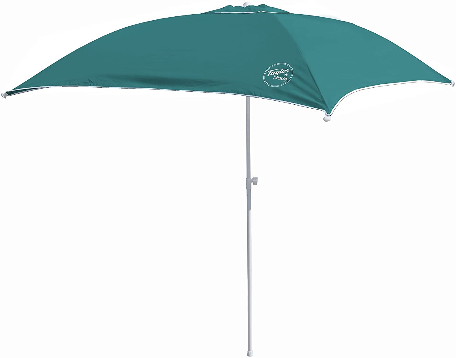 Anchorshade III Boat Shade, Taylor Made, Teal, 6' x 6', Adjustable Aluminum Pole to 8 Feet, UV-Treated Fade-Resistant Nylon, Market-Style Top, Carrying Case, Fits Most Boats and Benches – 22044
