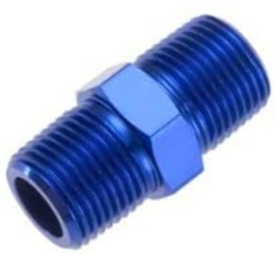911-16-1 Redhorse Performance NPT Male Pipe Union (Blue), 1 Pack