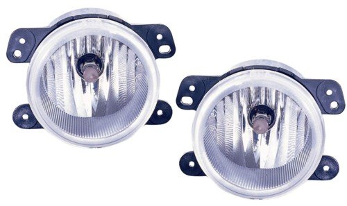 Fog Light Assembly Chrysler PT Cruiser (One Side Only - Fits Either Side) - One Pair(Both Driver and Passenger Sides) - DOT Certified