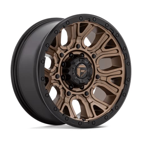 D826 TRACTION FUEL OFF-ROAD 20X9, 8X170, 5.04, 1mm MATTE BRONZE WITH BLACK RING - D82620901750