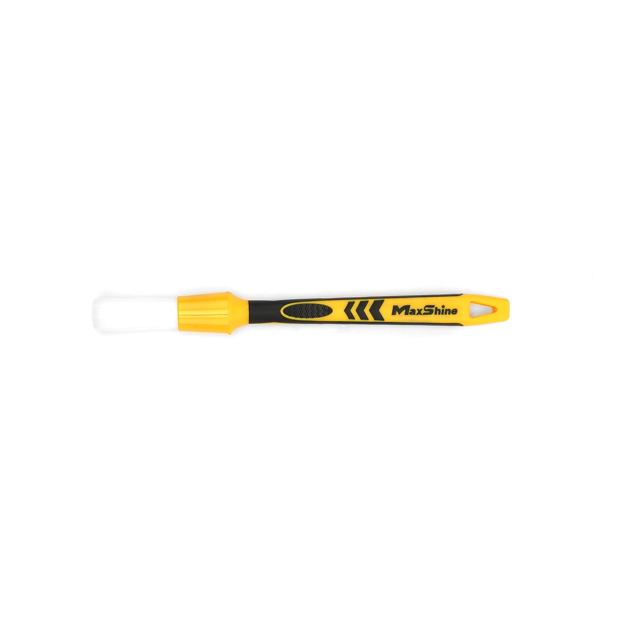 Maxshine Small #10 Classic Universal White Detailing Brush – Soft, Durable Synthetic Bristles – High-Density Brush for Interior & Exterior Cleaning – Premium Car Detailing Tool
