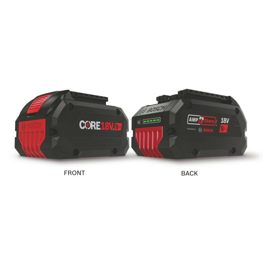 18V CORE18V® Lithium-Ion Bosch GBA18V80-2PK 8 Ah High Power Battery, 2-Pack