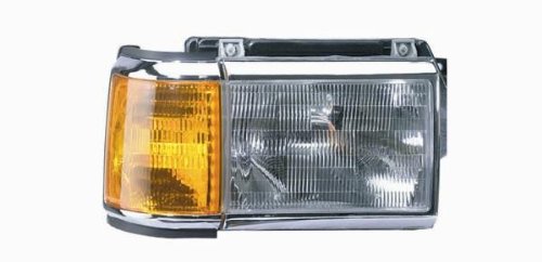 1987-1991 Compatible with Ford F-150 F-250 F-350 BRONCO / F-SERIES PICKUP RIGHT HAND HEAD LIGHT TYC 20-1608-00