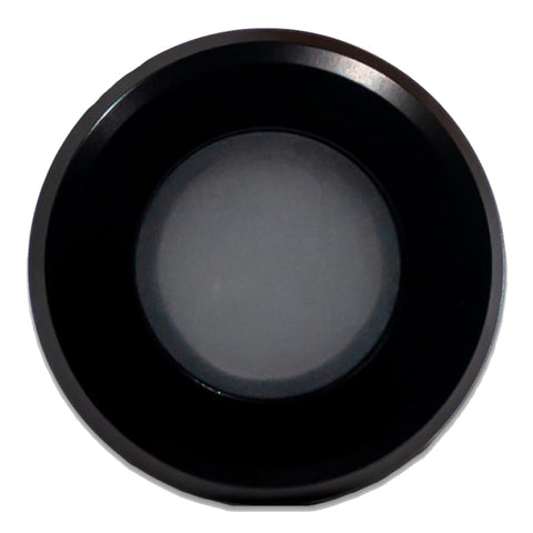 Large LED Down Light - shadow-caster Simplified 2" - Black Housing - Red/White/Blue - Waterproof