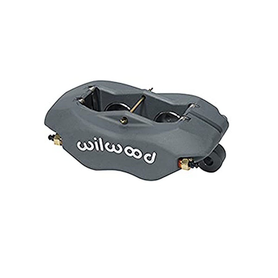 Wilwood Dynalite Brake Caliper, 4 Piston, Aluminum, Gray Anodized, 13.060 in OD x 0.380 in Thick Rotor, 5.250 in Lug Mount, Each