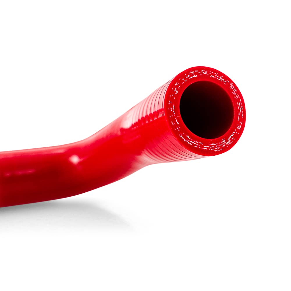 Mishimoto Silicone Heater Hose Kit MMHOSE-4RUN34-96HHRD Compatible With Toyota 4Runner 3.4L 1996-2002 W/O Rear Heater, Red