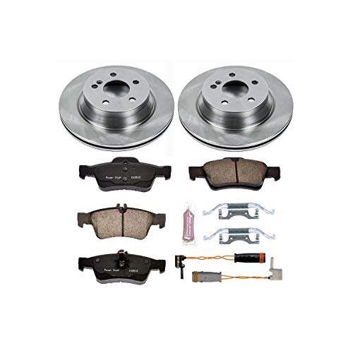 Power Stop Autospecialty KOE5324 Rear Replacement Brake Kit-OE Brake Rotors & Ceramic Brake Pads