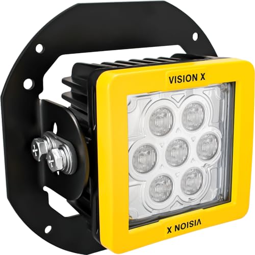 BT Heavy Industrial Vision X Lighting Black HOUSING, 7 LEDs, 49 WATT, 25 Degree Beam