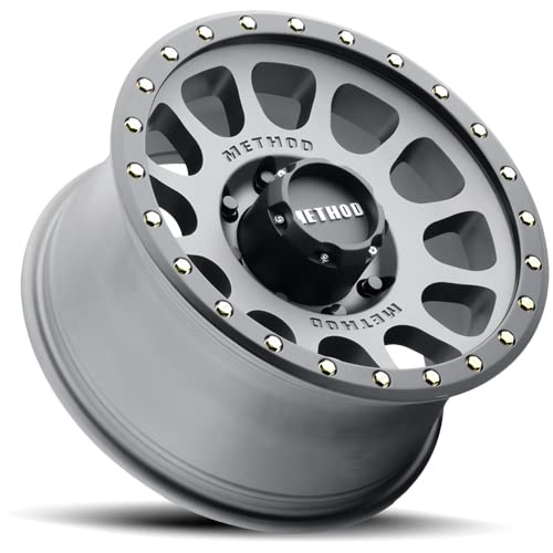 305 NV Method Race Wheels Titanium Wheel Matte Black Lip (20 x 9. inches /8 x 6 mm, 18 mm Offset)