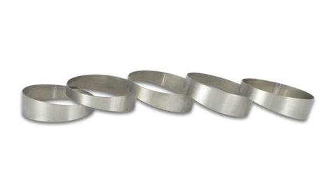 Pie Cuts, Vibrant Power 13271, CP1 Titanium, Natural, 2.25 in. Outside Diameter, 3.75 in. Centerline Radius, 9 degree per cut, Set of 5