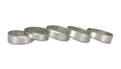 Pie Cuts, Vibrant Power 13271, CP1 Titanium, Natural, 2.25 in. Outside Diameter, 3.75 in. Centerline Radius, 9 degree per cut, Set of 5