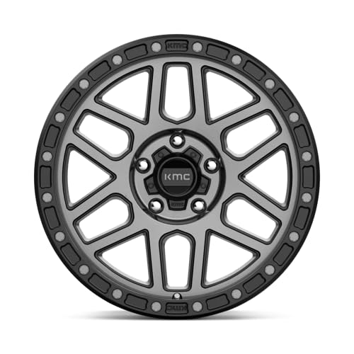 KMC Satin Black MESA with Gray Tint Wheel (0 x 0. inches /5 x 150 mm, 25 mm Offset)