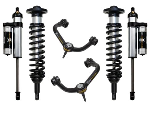 Stage 3 Suspension System, ICON, Tubular UCA, 0-2.63" Lift, Compatible with 2004-08 Ford F150 2WD, K93032T