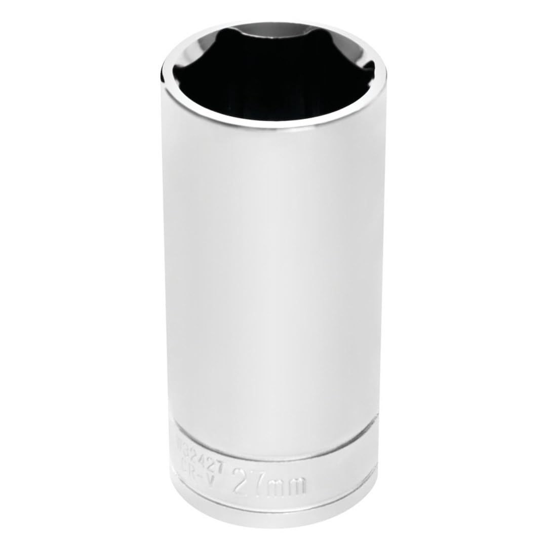 W32427 Performance Tool 1/2 Drive 6-Point Socket, 27mm